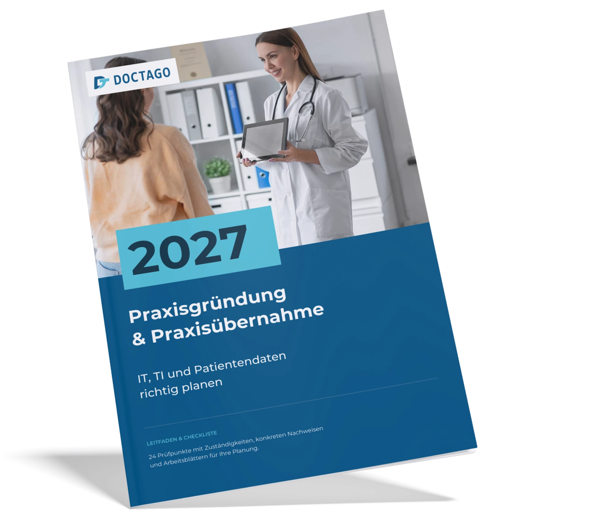 Titel der Doctago Checkliste für Praxisgründung & Praxisübernahme 2027